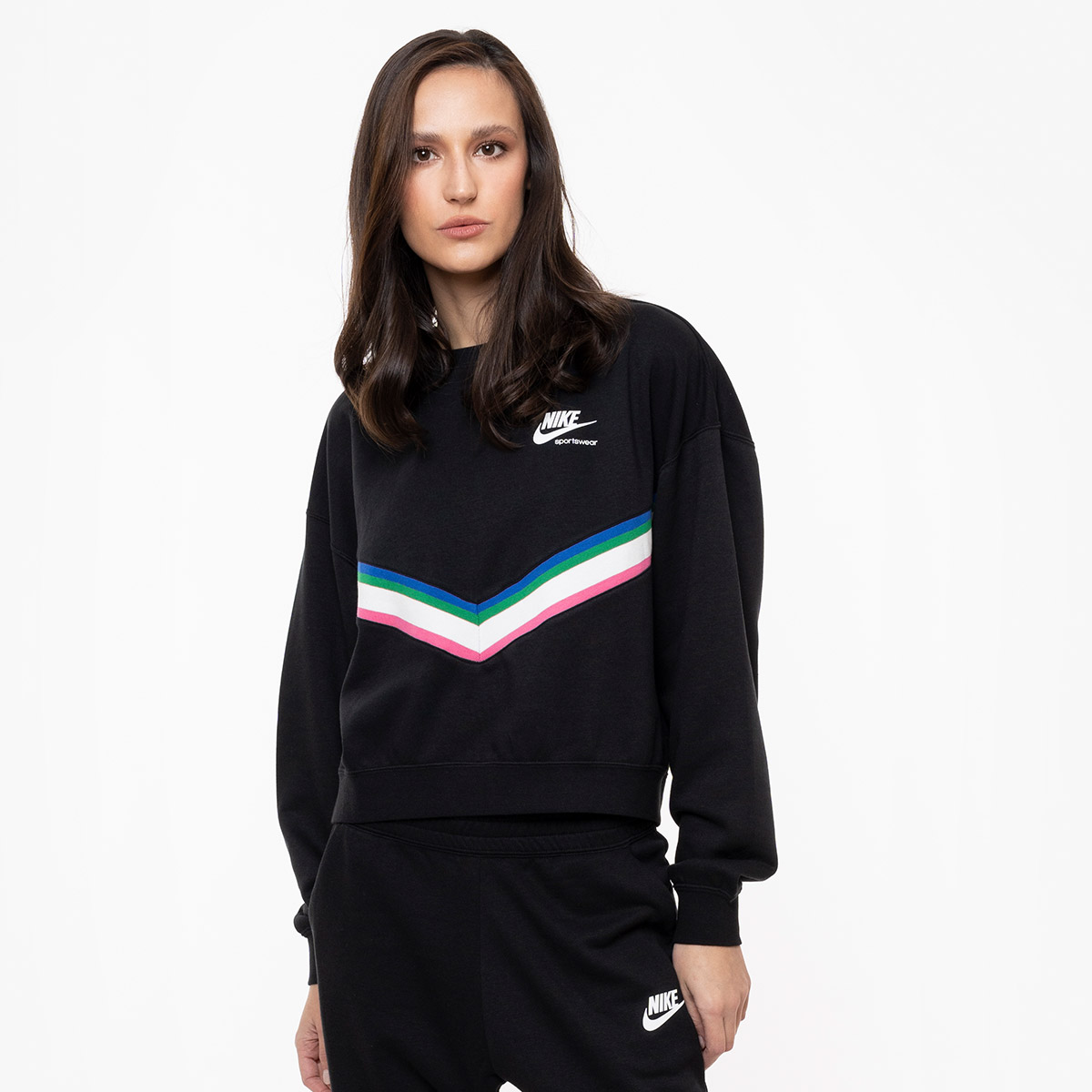Nike w nsw hrtg crew flc discount