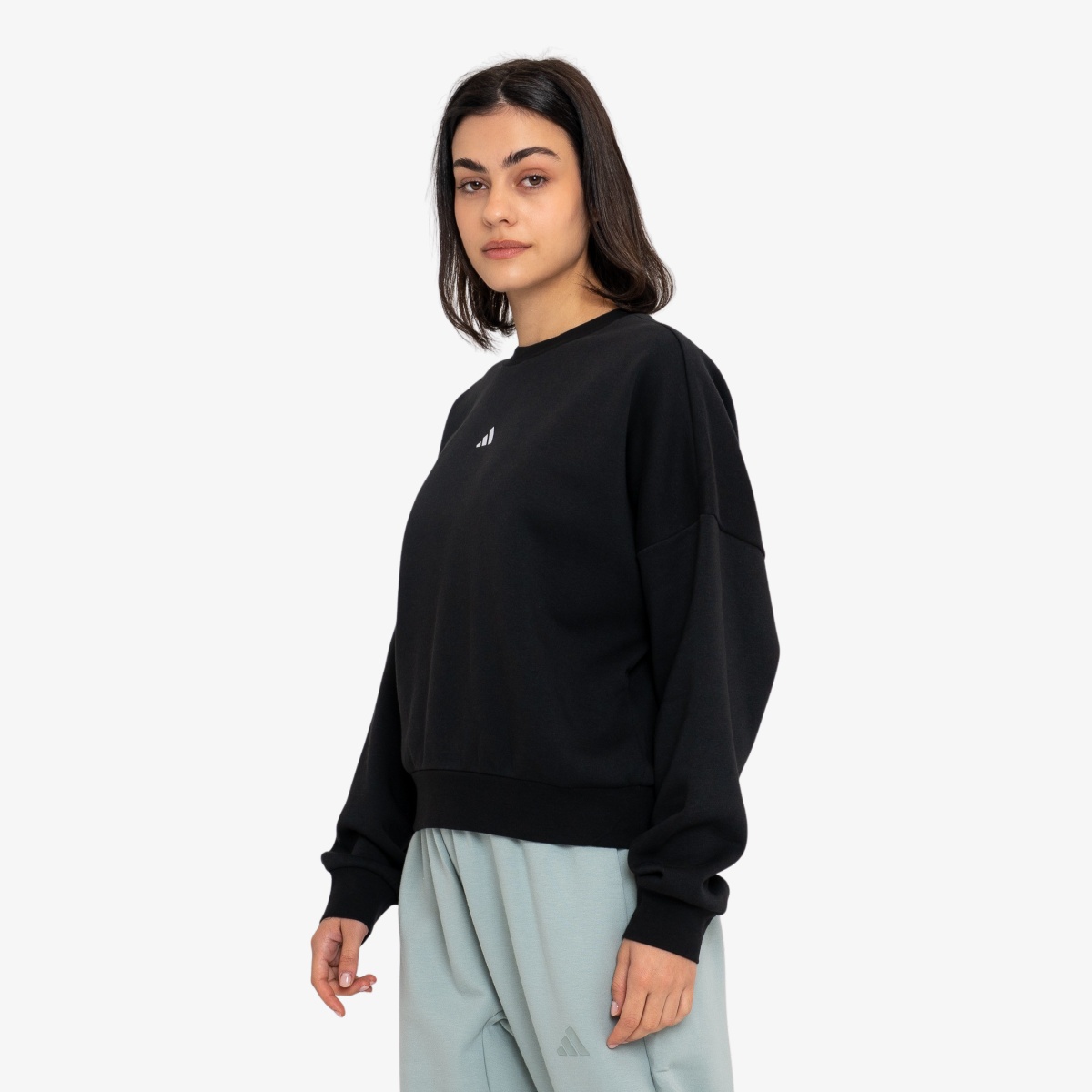 adidas Essentials Small Logo Feelcozy Sweatshirt thumbnail 3