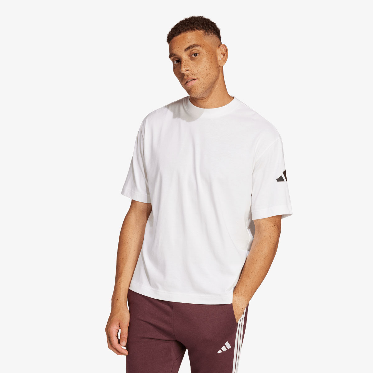 adidas Essentials Loose Fit 3 Bar Logo Tee | Sport Vision - Shitja