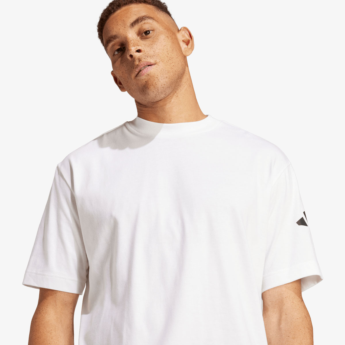 adidas Essentials Loose Fit 3 Bar Logo Tee thumbnail 3