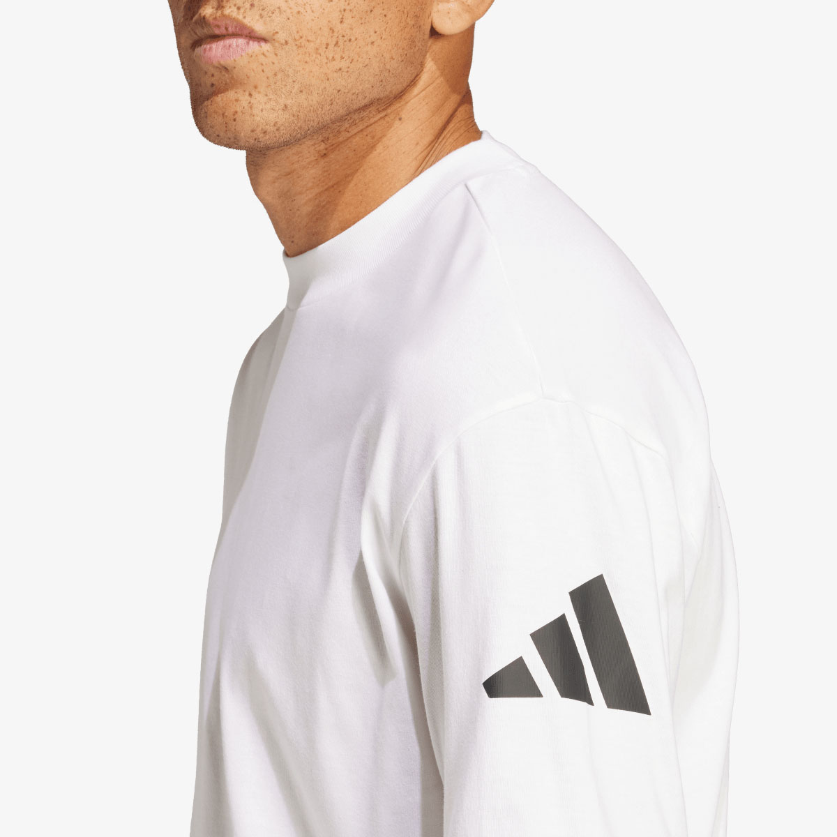 adidas Essentials Loose Fit 3 Bar Logo Tee thumbnail 4