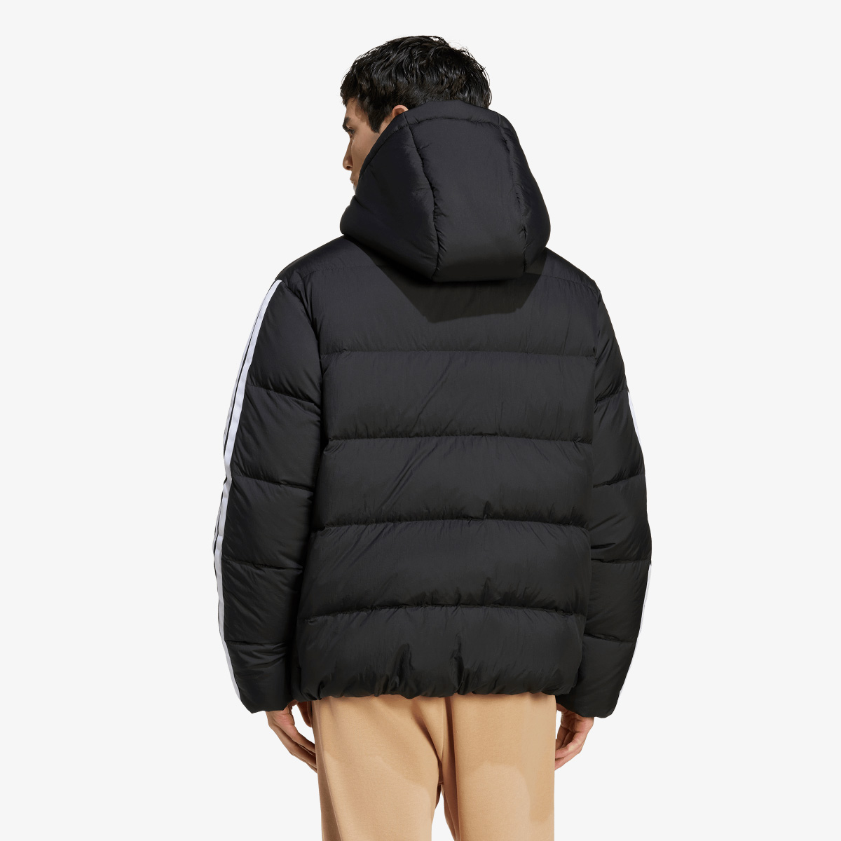 adidas Essentials Climawarm 3-Stripes Puffer Down Hooded Jacket thumbnail 2
