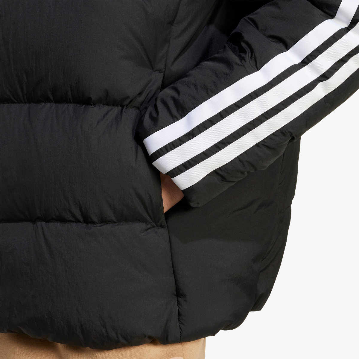 adidas Essentials Climawarm 3-Stripes Puffer Down Hooded Jacket thumbnail 4