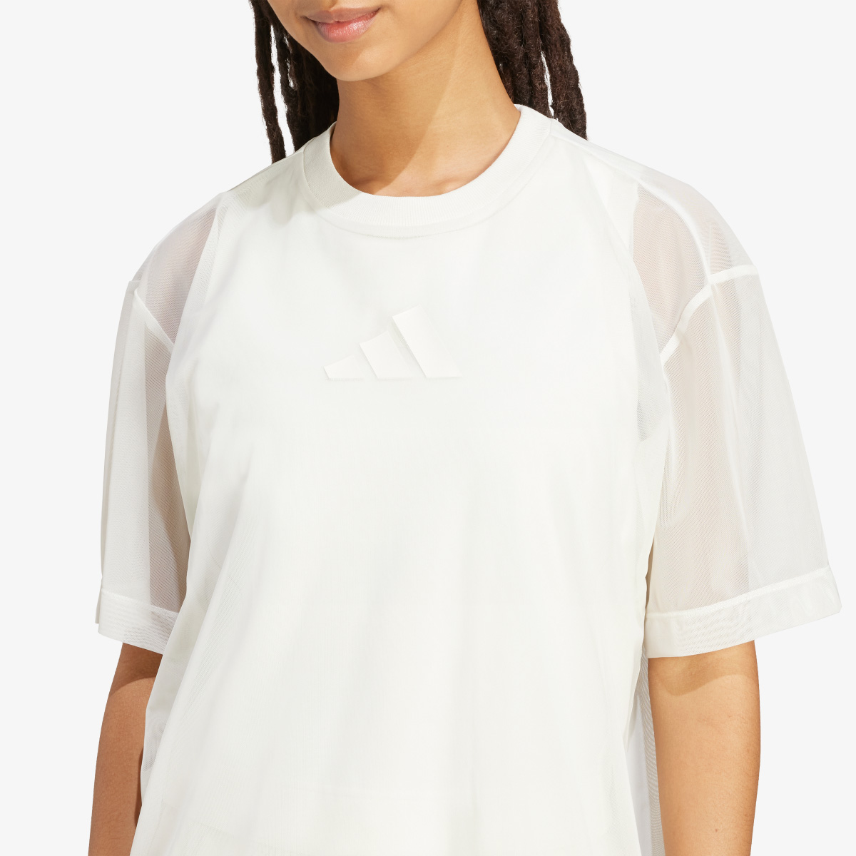 adidas Soft Lux Mesh Tee thumbnail 3