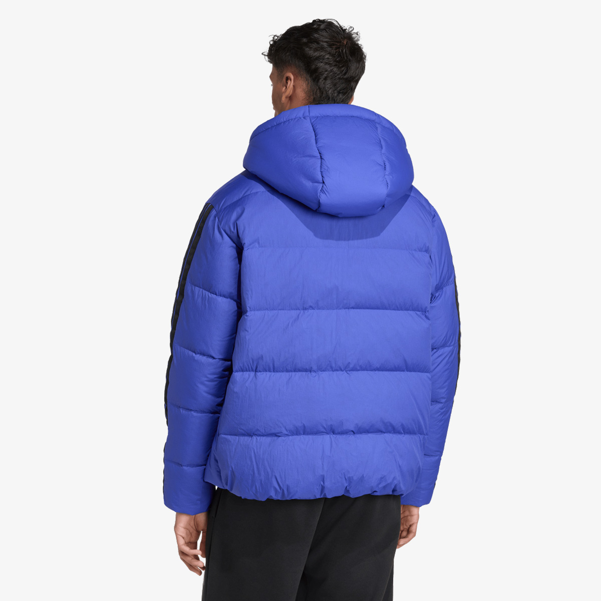 adidas Essentials Climawarm 3-Stripes Puffer Down Hooded Jacket thumbnail 2