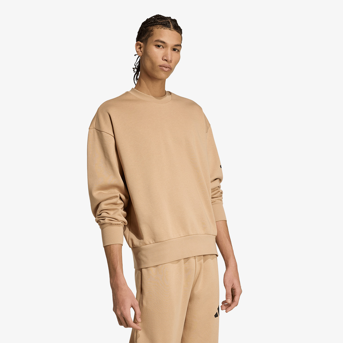 adidas Essentials Loose Fit 3 Bar Logo Sweatshirt thumbnail 3