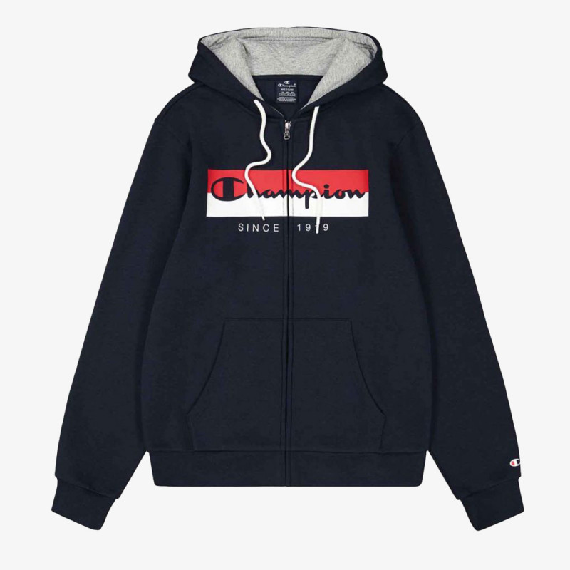 Champion Hooded Full Zip Sweatshirt 