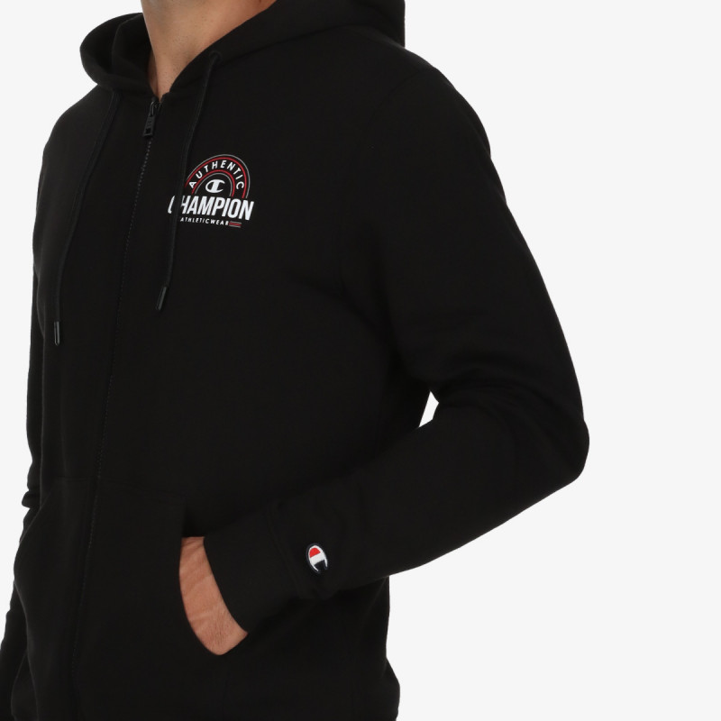 Champion Hooded Full Zip Sweatshirt 