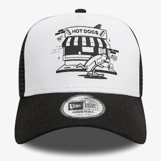 New Era NE GRAPHIC TRUCKER NEWERA BLKWHI 
