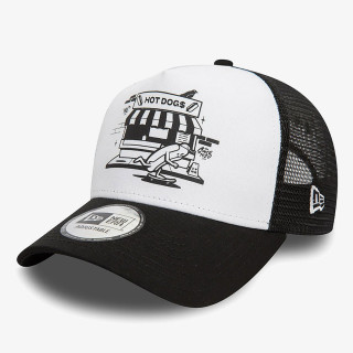 New Era NE GRAPHIC TRUCKER NEWERA BLKWHI 