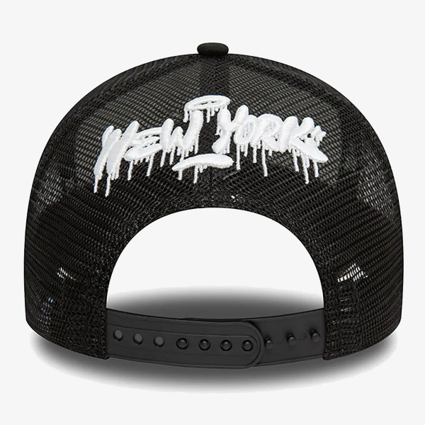 New Era NE GRAPHIC TRUCKER NEWERA BLKWHI 