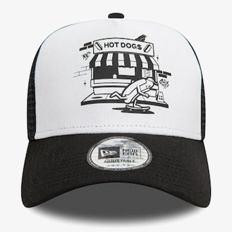 New Era NE GRAPHIC TRUCKER NEWERA BLKWHI 