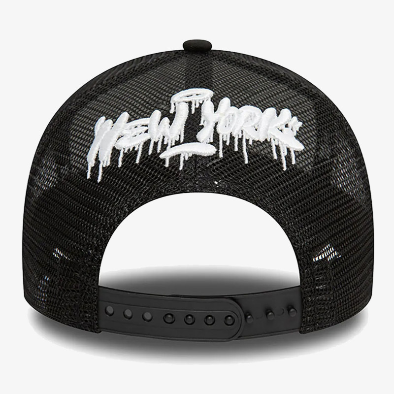 New Era NE GRAPHIC TRUCKER NEWERA BLKWHI 