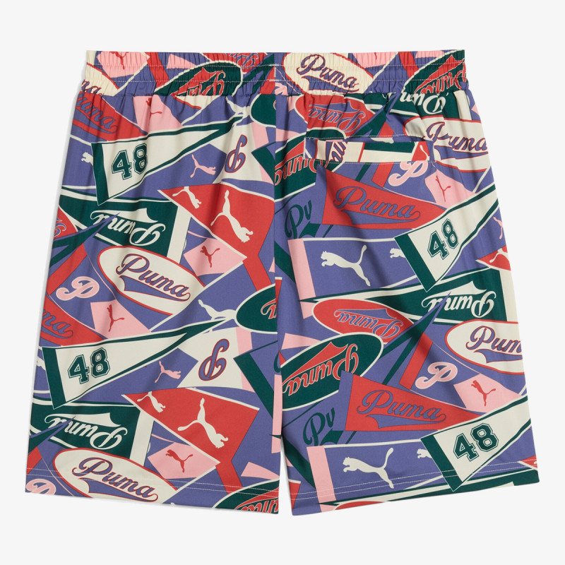 Puma SPORTS LEGACY AOP RELAXED SHORTS 6’’ WV 
