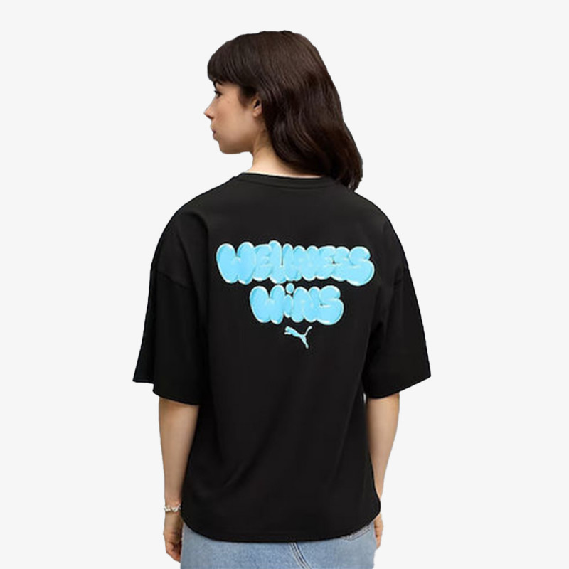Puma PUMA GRAPHICS BUBBLEOVERSIZED TEE 