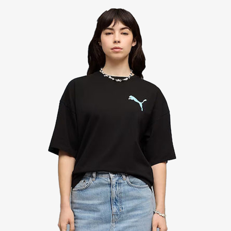 Puma PUMA GRAPHICS BUBBLEOVERSIZED TEE 
