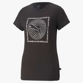 Puma GRAPHICS She Moves Us Tee 