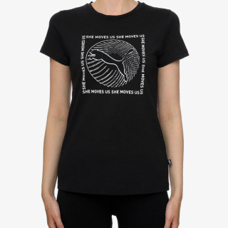 Puma GRAPHICS She Moves Us Tee 