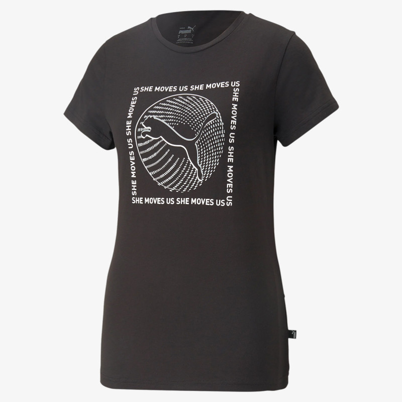 Puma GRAPHICS She Moves Us Tee 