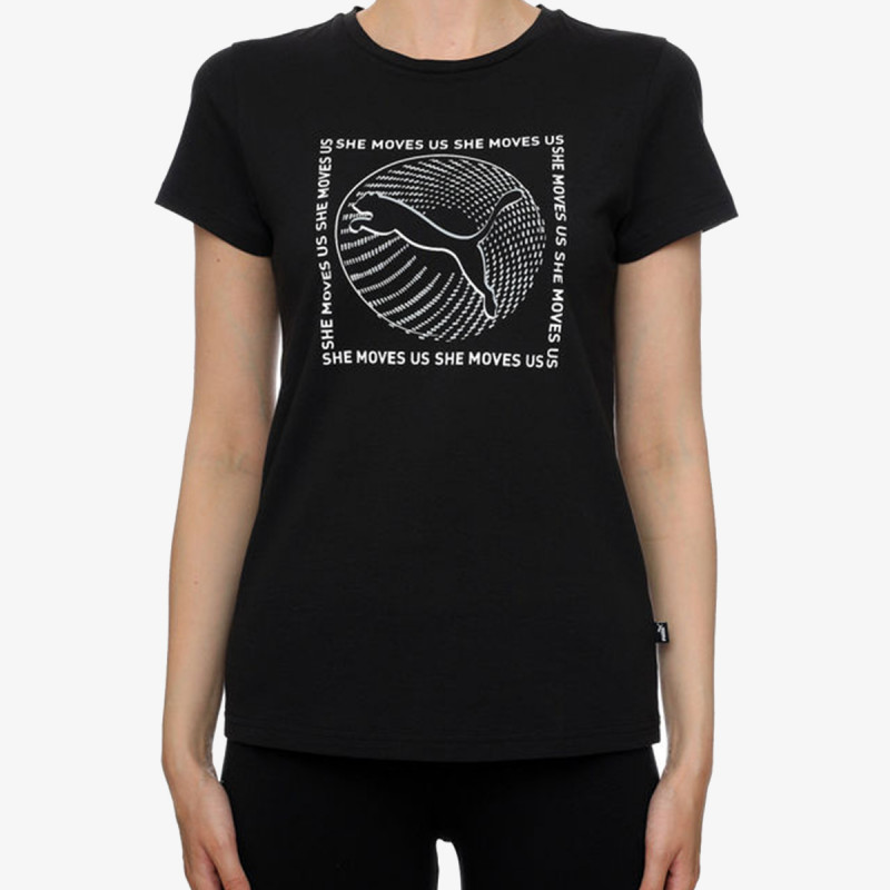 Puma GRAPHICS She Moves Us Tee 