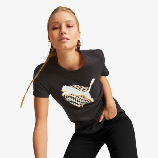 Puma PUMA GRAPHICS Houndstooth Tee 