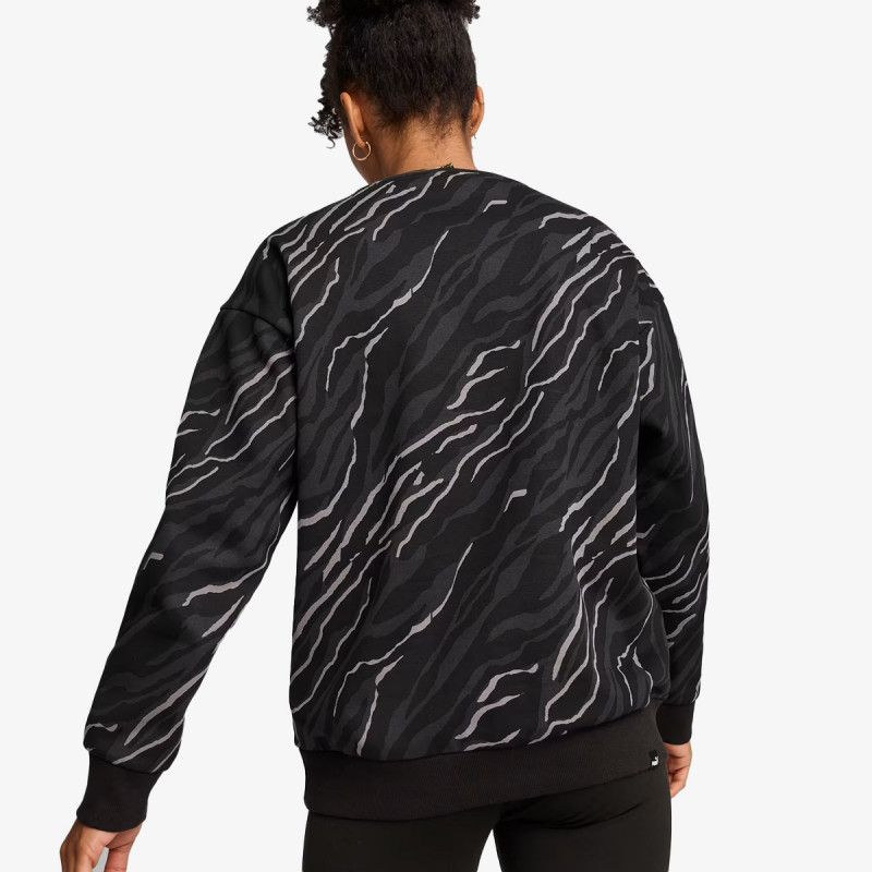 Puma PUMA ESS+ ANIMAL AOP Crew FL 
