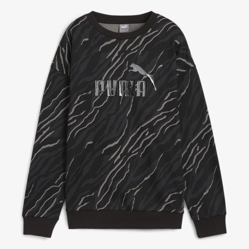 Puma PUMA ESS+ ANIMAL AOP Crew FL 