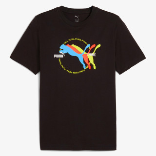 GRAPHICS Multiple Cat Logo Tee 