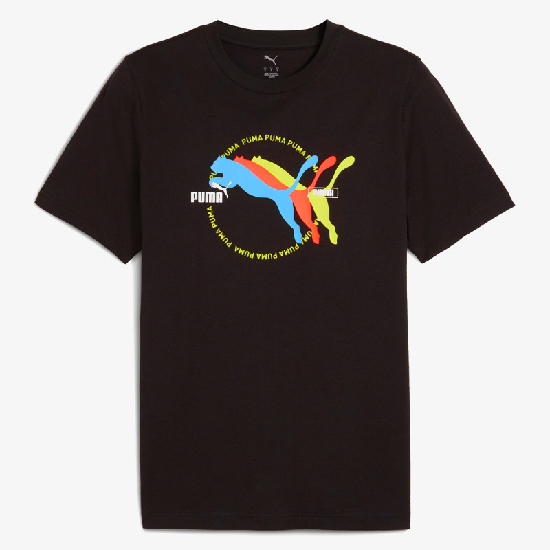 GRAPHICS Multiple Cat Logo Tee 