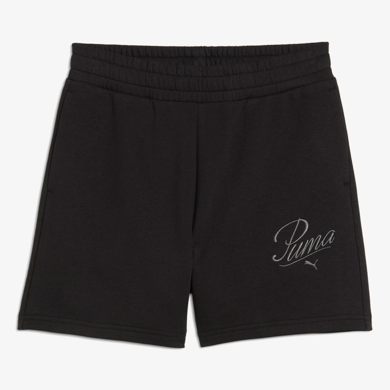 Puma ESS SCRIPT HIGH-WAIST SHORTS 5