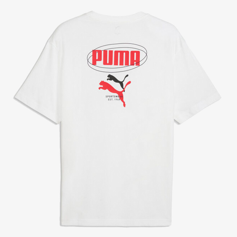 Puma PUMA ESS LOGO LAB RELAXED STORY 1 TEE 