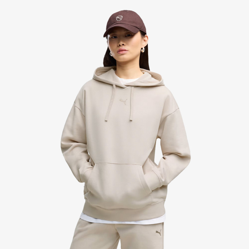 Puma ESS Centered Cat Logo Relaxed Hoodie FL 