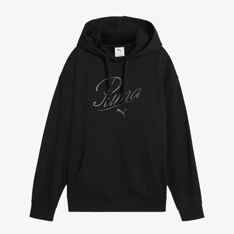 Puma ESS SCRIPT Comfort Hoodie FL 