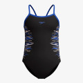 Speedo PLMT TSTRP MSCLBCK 1PC BLK/BLU 