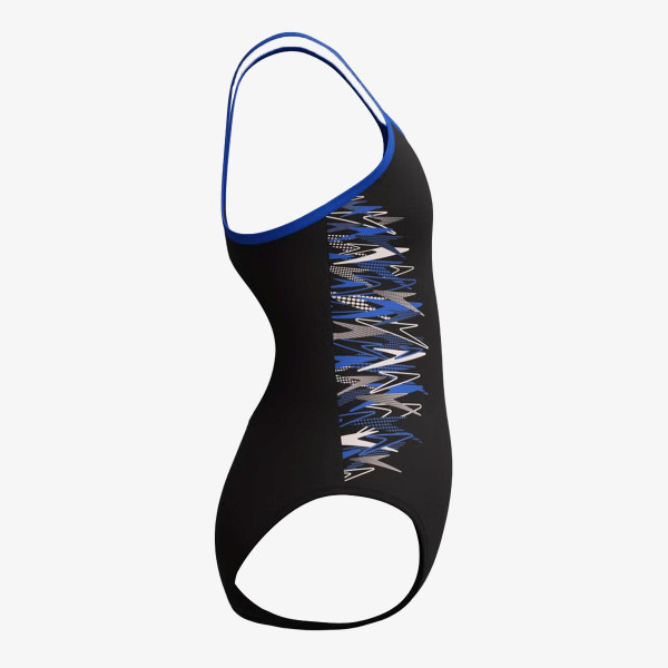 Speedo PLMT TSTRP MSCLBCK 1PC BLK/BLU 