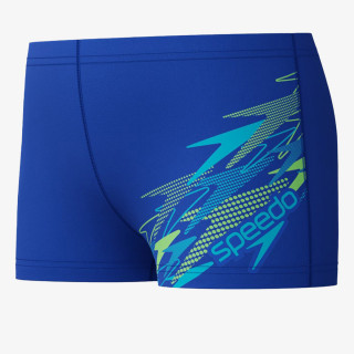 Speedo MEDLEY LOGO AQUASHORT BLU/LTGRN 