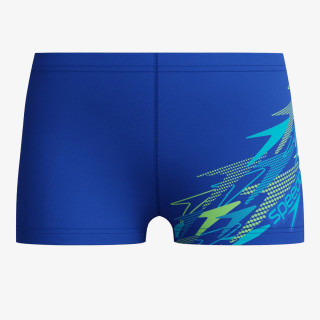 Speedo MEDLEY LOGO AQUASHORT BLU/LTGRN 