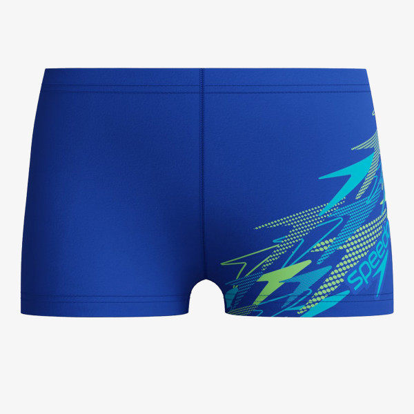 Speedo MEDLEY LOGO AQUASHORT BLU/LTGRN 