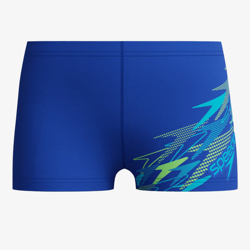 Speedo MEDLEY LOGO AQUASHORT BLU/LTGRN 