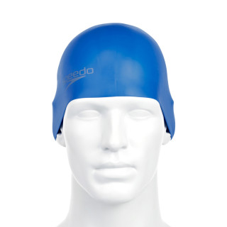 Speedo Plain Moulded Silicone Cap 