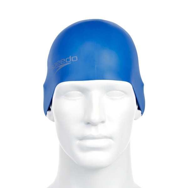 Speedo Plain Moulded Silicone Cap 