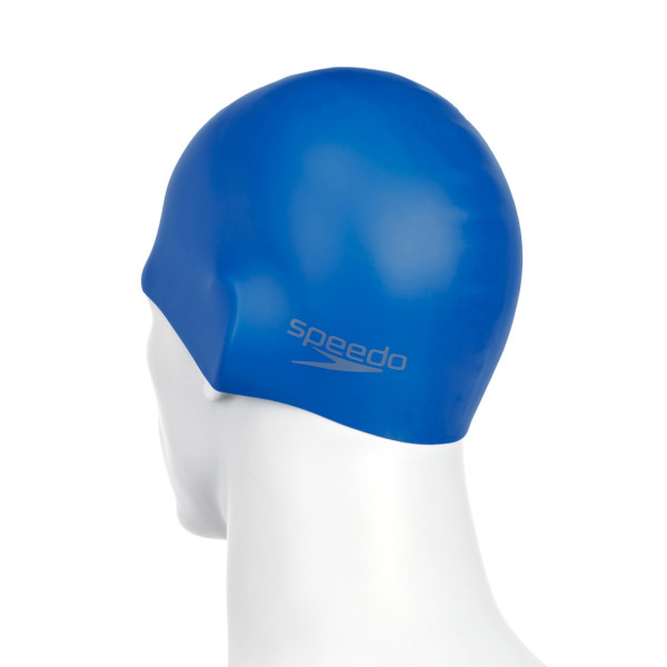 Speedo Plain Moulded Silicone Cap 