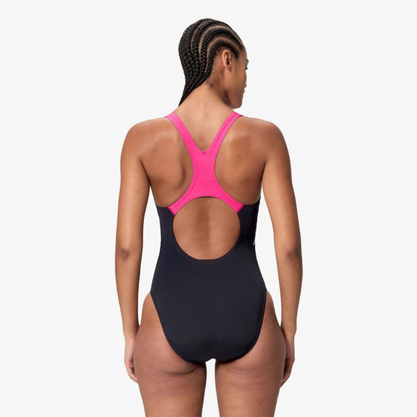 Speedo MEDLEY LOGO MEDALIST 1PC BLK/PNK 