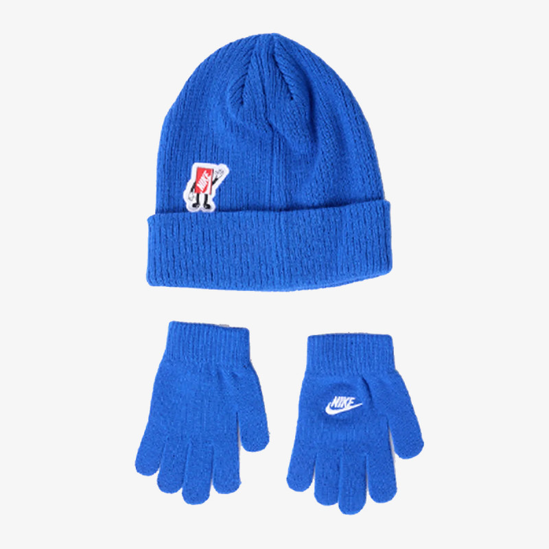 Nike NAN NIKE PATCH PEAK BEANIE SET 