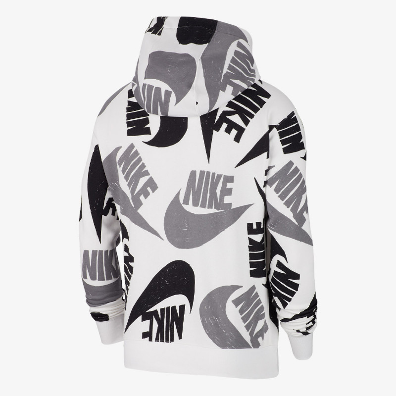 Nike M NSW CLUB HOODIE PO BB AOP 1 