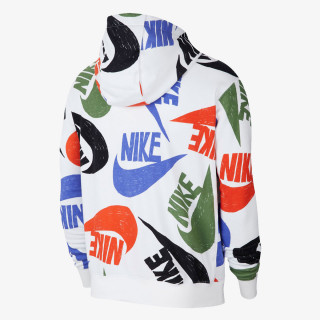 Nike M NSW CLUB HOODIE PO FT AOP 1 