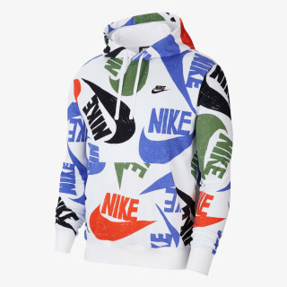 Nike M NSW CLUB HOODIE PO FT AOP 1 