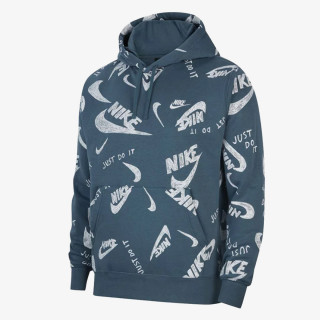 Nike M NSW CLUB HOODIE PO BB AOP 1 
