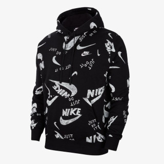 Nike M NSW CLUB HOODIE PO BB AOP 1 