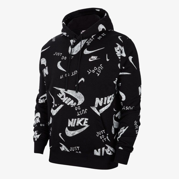 Nike M NSW CLUB HOODIE PO BB AOP 1 